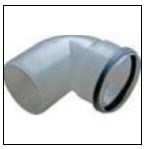 HELUZ Koleno 87,5st., průměr 80mm HGK080